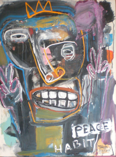 Painting titled "Peace" by Tanto Sutianto, Original Artwork
