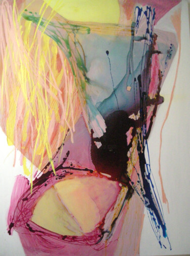 Painting titled "FORMES 4" by Tanya Angelova, Original Artwork, Acrylic