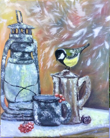 Картина под названием "Oil painting , pain…" - Tanya Dulac, Подлинное произведение искусства, Масло
