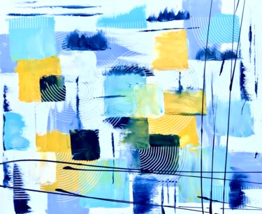 Pintura titulada "Art abstraction , y…" por Tanya Dulac, Obra de arte original, Oleo