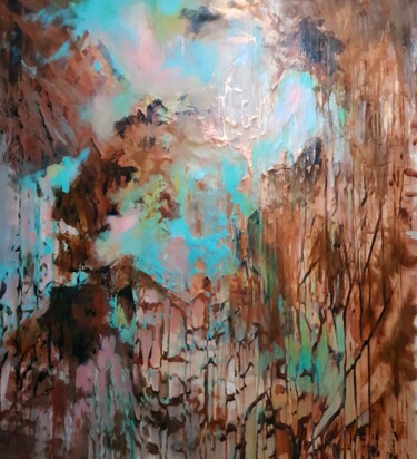 Картина под названием "A painting about li…" - Tanya Efe, Подлинное произведение искусства, Акрил