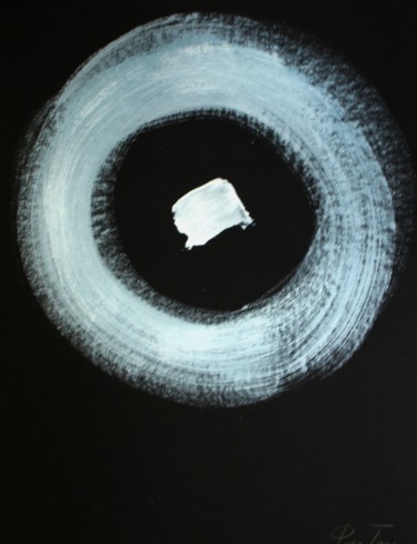 Peinture intitulée "Black and White" par Tanya Firn, Œuvre d'art originale, Acrylique