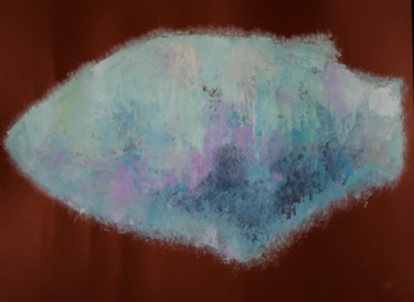 Картина под названием "Mint Fish" - Tanya Firn, Подлинное произведение искусства, Акрил