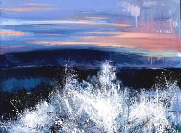 Картина под названием "Snowy Morning" - Tanya Firn, Подлинное произведение искусства, Масло