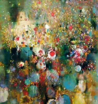 Картина под названием "Dream | Сон" - Tanya Grinevich, Подлинное произведение искусства, Масло Установлен на Деревянная рама…
