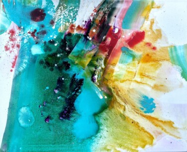 Картина под названием "Summer in Provence…" - Tanya Grinevich, Подлинное произведение искусства, Масло Установлен на Деревян…