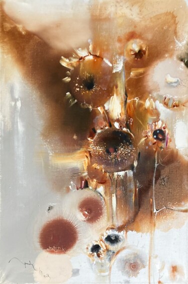 Malarstwo zatytułowany „Under The Sun” autorstwa Tanya Grinevich, Oryginalna praca, Olej Zamontowany na Drewniana rama noszy