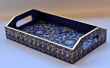 "Small tray" başlıklı Design Tanya Shark tarafından, Orijinal sanat, Petrol