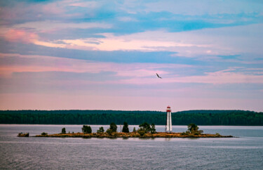 Photography titled "Island on the lake" by Tanya Shark, Original Artwork, Digital Photography