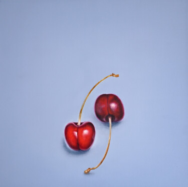 Painting titled "Cherry 69" by Tanya Shark, Original Artwork, Oil