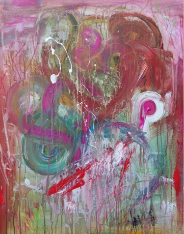 Pittura intitolato "Lost my Way" da Tanya Silva, Opera d'arte originale, Acrilico