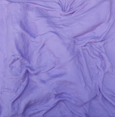 Escultura intitulada "Violette Vibes" por Tanya Silva, Obras de arte originais, Gesso Montado em Armação em madeira