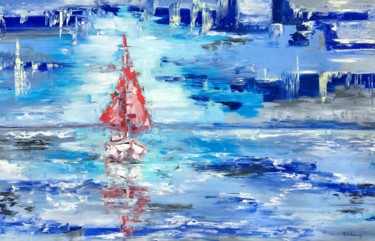 Картина под названием "Assol, Oil 140x90cm" - Tanya Stefanovich, Подлинное произведение искусства, Масло