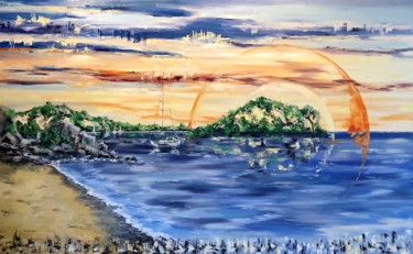 Malerei mit dem Titel "Costa Rica" von Tanya Stefanovich, Original-Kunstwerk, Öl