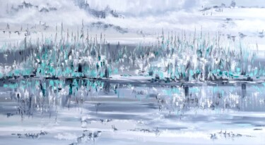 Malerei mit dem Titel "Rainy forest" von Tanya Stefanovich, Original-Kunstwerk, Öl