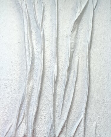 Картина под названием "White Veil" - Tanya Swirl, Подлинное произведение искусства, Акрил Установлен на Деревянная рама для…