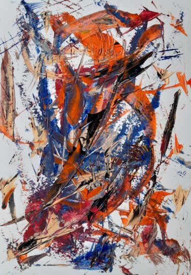 Peinture intitulée "abstraction 1" par Tanya Swirl, Œuvre d'art originale, Acrylique