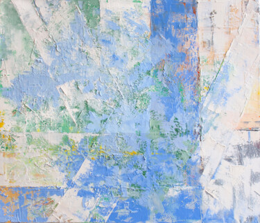 Картина под названием "Abstract number one" - Tanya Vell, Подлинное произведение искусства, Масло Установлен на Деревянная п…