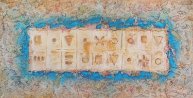 Peinture intitulée "hieroglyphs-of-sere…" par Tapiezo, Œuvre d'art originale, Autre