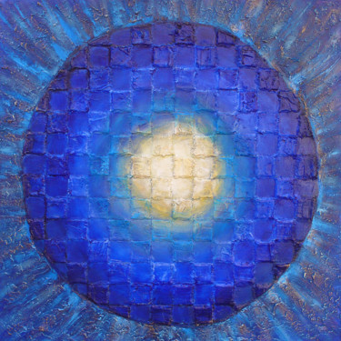 Painting titled "planete-bleue-art-p…" by Tapiezo, Original Artwork