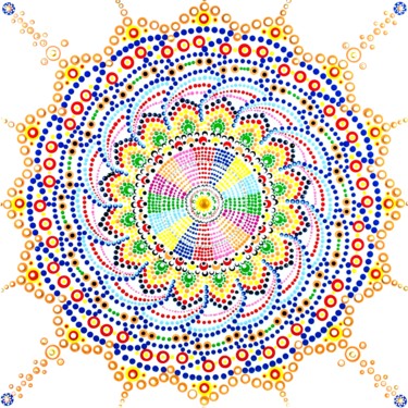 제목이 "Mandala | Surya"인 미술작품 Tara Devi로, 원작, 아크릴