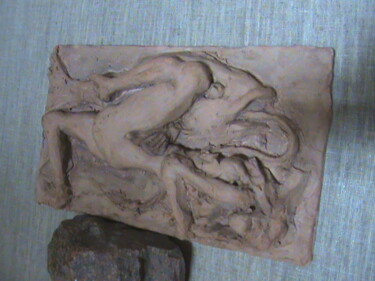 Sculpture titled "путина" by Taras, Original Artwork, Clay