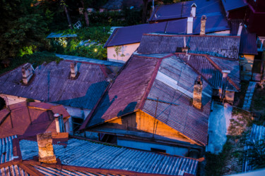 Photography titled "Roofs of the town" by Alexander Tarasenkov, Original Artwork, Non Manipulated Photography