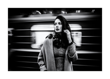 Trains rush by (2) Photography titled "Trains rush by (2)" by Alexander Tarasenkov, Original Art, Non Manipulated Photography
