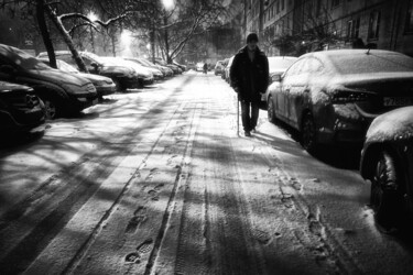 Fotografia zatytułowany „Two-tone winter 8” autorstwa Alexander Tarasenkov, Oryginalna praca, Fotografia nie manipulowana