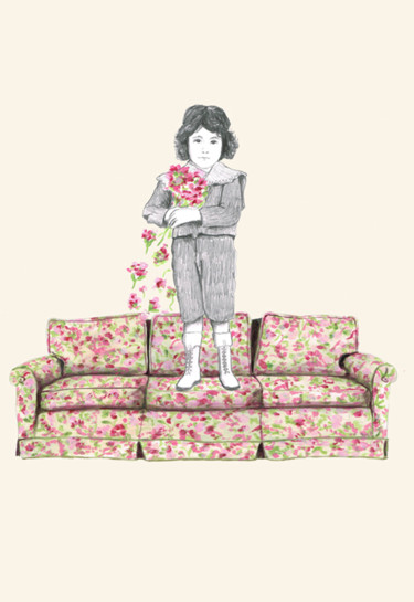 Peinture intitulée "daydream 6: sofa gi…" par Tarass, Œuvre d'art originale