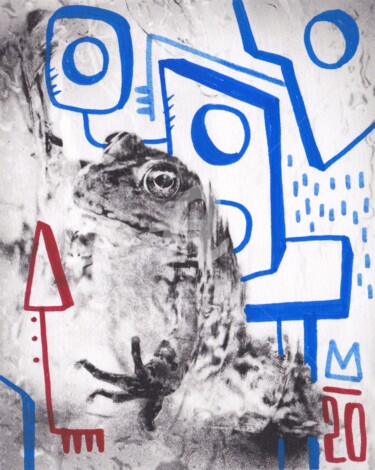 Zeichnungen mit dem Titel "Frog #3" von Tarek Ben Yakhlef, Original-Kunstwerk, Digitale Fotografie