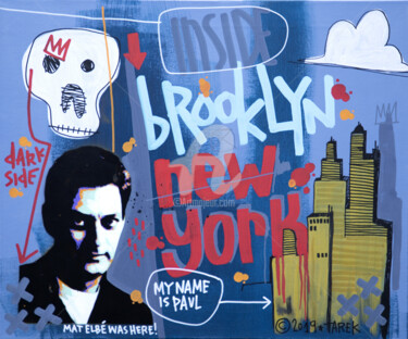 Pintura titulada "New York" por Tarek Ben Yakhlef, Obra de arte original, Acrílico