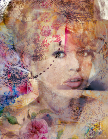 Schilderij getiteld "Brigitte Bardot - W…" door Art By Tar (Www.Artbytar.Nl), Origineel Kunstwerk, Acryl