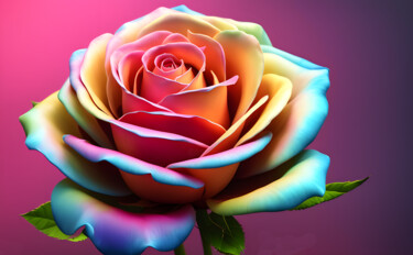 Digitale Kunst mit dem Titel "I. Rose" von Tarkanm, Original-Kunstwerk, KI-generiertes Bild