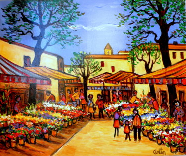 Malerei mit dem Titel "Odeurs de Provence" von Artin, Original-Kunstwerk