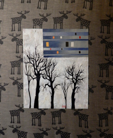 Mimicry of endangered species part 2 Peinture intitulée "Mimicry of endanger…" par Natalia Klimenko, Œuvre d'art originale, Huile Monté sur Châssis