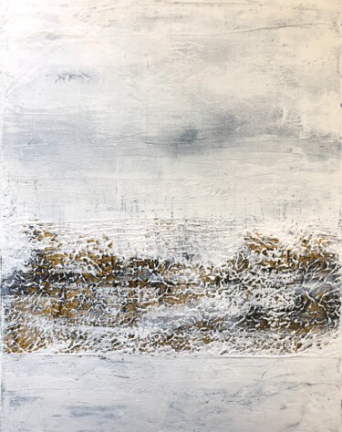Pittura intitolato "Abstract Winter Lan…" da Tasha Ozkul, Opera d'arte originale, Acrilico