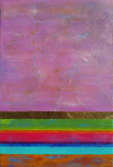 Malerei mit dem Titel "Provence" von Tatiana Lazdovskaia, Original-Kunstwerk, Acryl