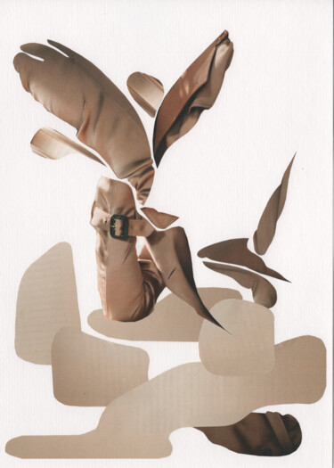 Коллажи под названием "The disappearance o…" - Татьяна Лаздовская, Подлинное произведение искусства, Коллажи