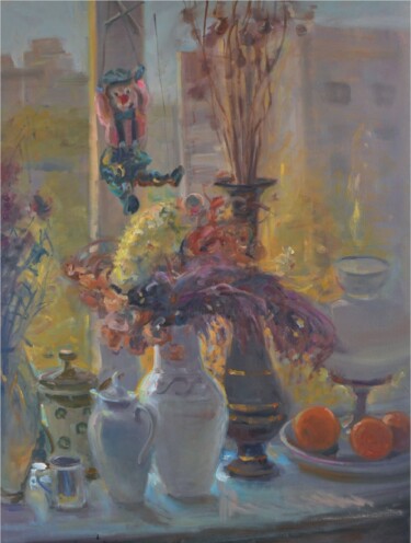 Картина под названием "В позолоте осени" - Татьяна Паола, Подлинное произведение искусства, Масло