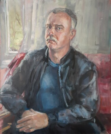 Painting titled "Алексей русанов" by Tat Ana Paola, Original Artwork, Oil