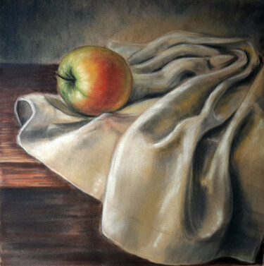Картина под названием "Голландское яблочко" - Татьяна Петренко, Подлинное произведение искусства, Пастель