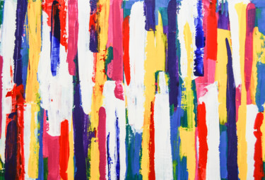 Malerei mit dem Titel "Colors of life" von Tata Vo, Original-Kunstwerk, Acryl