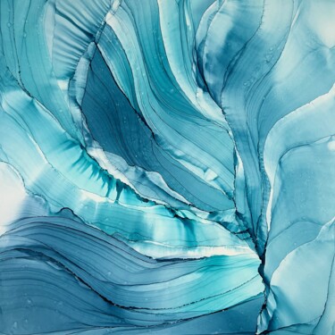 Картина под названием "Aqua" - Tati, Подлинное произведение искусства, Чернила