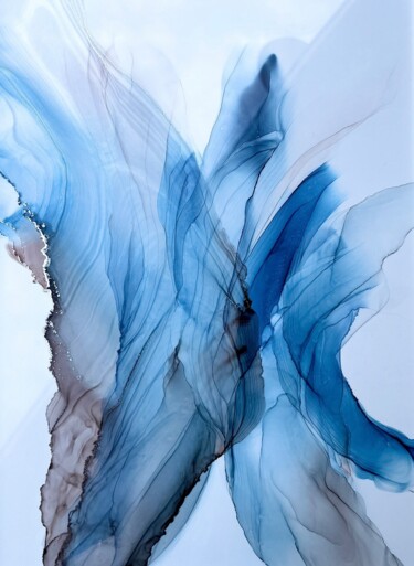 Картина под названием "Seashell" - Tati, Подлинное произведение искусства, Чернила