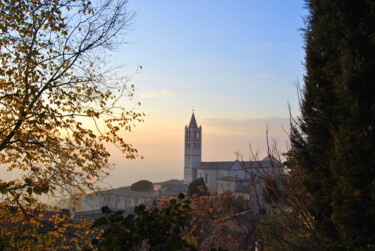 Fotografia intitolato "Assisi's View" da Tati Roliveira, Opera d'arte originale, Fotografia non manipolata