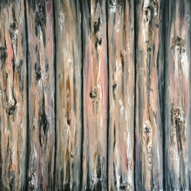 Malerei mit dem Titel "“Palisandro,Rosewoo…" von Tati Vc, Original-Kunstwerk, Öl