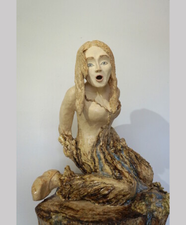 Scultura intitolato "Chant de Solveig" da Tatiana Alexandrova, Opera d'arte originale, Ceramica