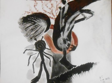 Dessin intitulée "Métamorphoses2" par Tatiana Anikina, Œuvre d'art originale