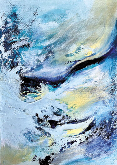 Pittura intitolato "Kiss of salt water" da Tatiana Bondarenko, Opera d'arte originale, Acrilico